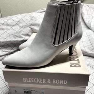 Bleeker and Bond Beatriz Ankle Boot White Size 6